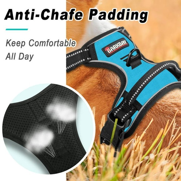No Pull BARKBAY Dog Harness - Medium Size for Adventures and Walks SZ Medium - Picture 2 of 8